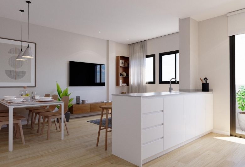 APARTAMENTO MODERNO DE NUEVA CONSTRUCCIÓN DE 3 DORMITORIOS EN ALGORFA