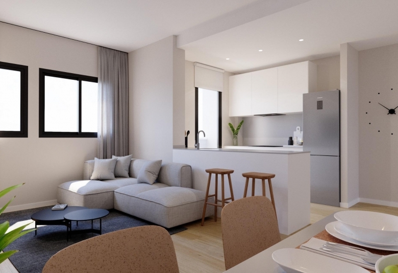 APARTAMENTO MODERNO DE NUEVA CONSTRUCCIÓN DE 3 DORMITORIOS EN ALGORFA