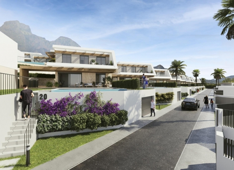 NUEVAS VILLAS DE UNA SOLA PLANTA CON VISTAS EXCLUSIVAS AL MAR EN POLOP