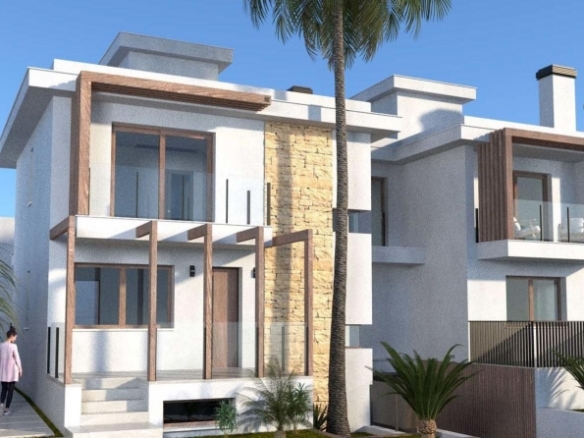 VILLA PAREADA DE NUEVA CONSTRUCCIÓN DE 4 DORMITORIOS  EN LOS ALCAZARES