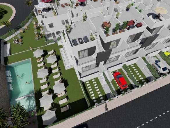 Adosados en venta en Cox con piscina comunitaria