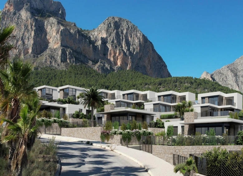 Chalet de nueva construcción en una sola planta a la venta  en Polop, Alicante