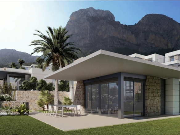 Chalet de nueva construcción en una sola planta a la venta  en Polop, Alicante