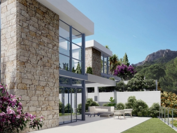 Chalet de nueva construcción en una sola planta a la venta  en Polop, Alicante