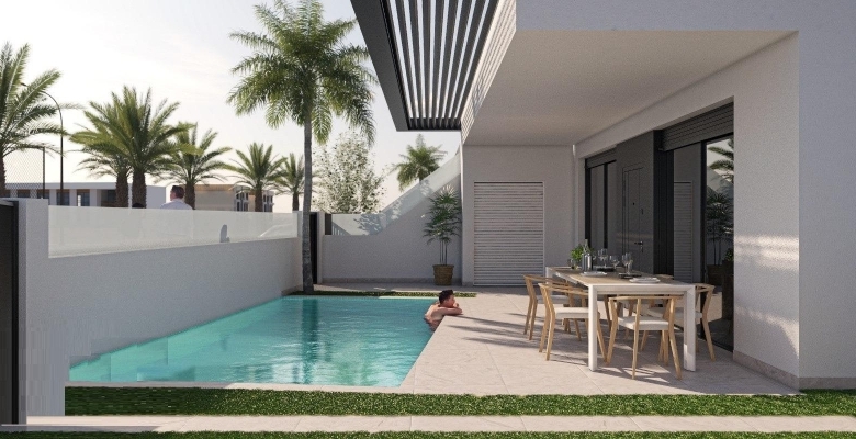 Bungalow de planta baja de 3 dormitorios a la venta en San Pedro del Pinatar
