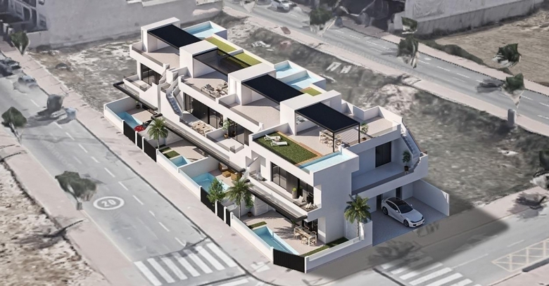 Bungalow de planta baja de 3 dormitorios a la venta en San Pedro del Pinatar