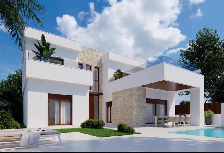 Villa de 4 dormitorios de nueva construcción en Golf Resort, Orihuela