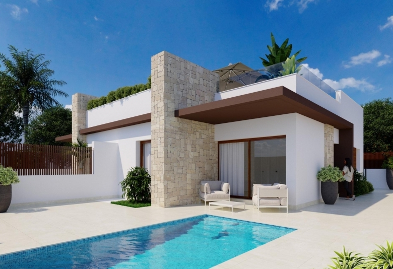 Vivienda pareada de 2 dormitorios de nueva construcción en Golf Resort, Orihuela