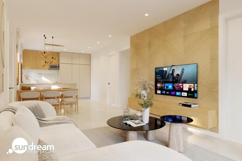 g_40100-5-3 Vivienda pareada de 2 dormitorios de nueva construcción en Golf Resort, Orihuela