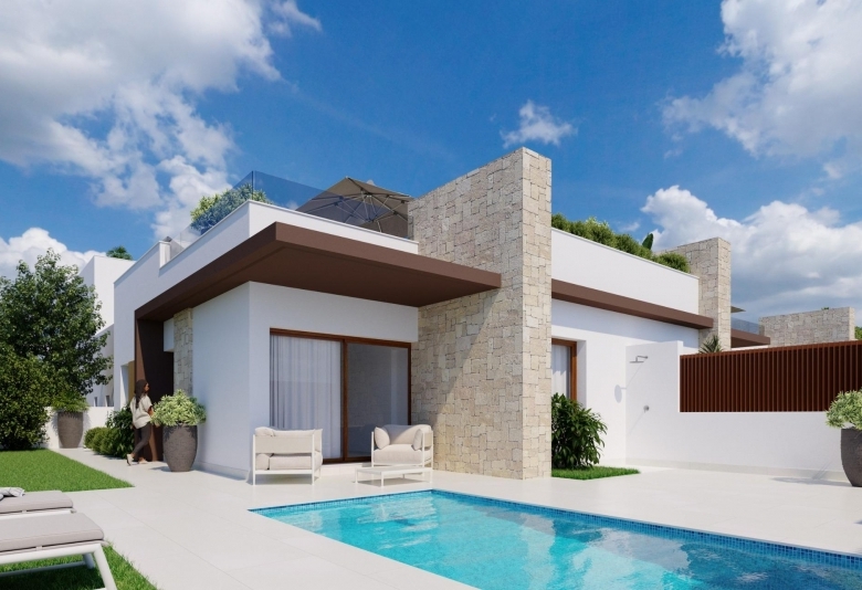 Vivienda pareada de 2 dormitorios de nueva construcción en Golf Resort, Orihuela