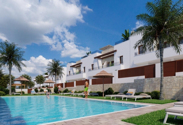 Adosado de 3 dormitorios de nueva construcción en Golf Resort, Orihuela