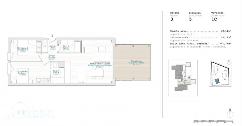 g_40143-12-5 APARTAMENTOS DE 1, 2 Y 3 DORMITORIOS EN UN NUEVO COMPLEJO RESIDENCIAL EN EL VERGEL