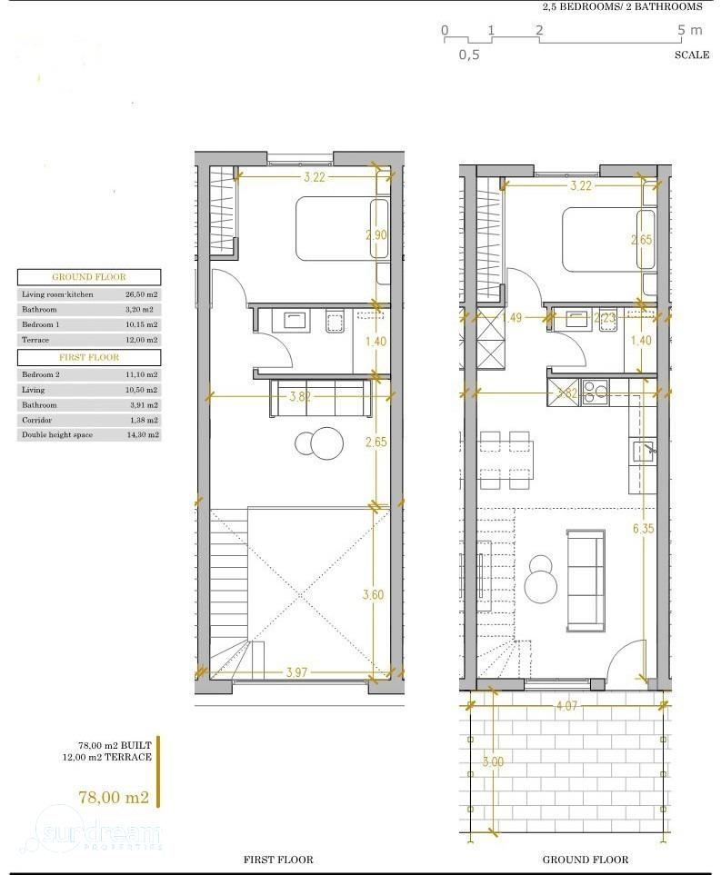 g_40189-18-11 Adosado moderno de nueva construcción con 2 dormitorios a la venta en Orihuela Costa