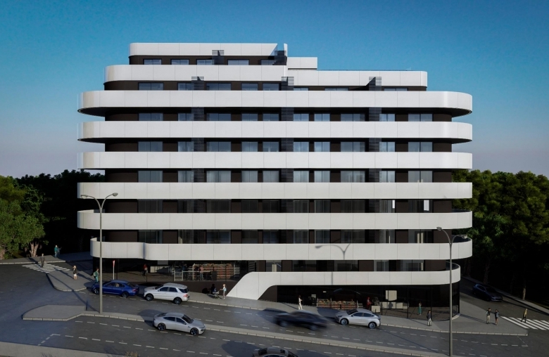 Ático de nueva construcción de 1 dormitorio a la venta a pocos pasos de la playa en Calpe.