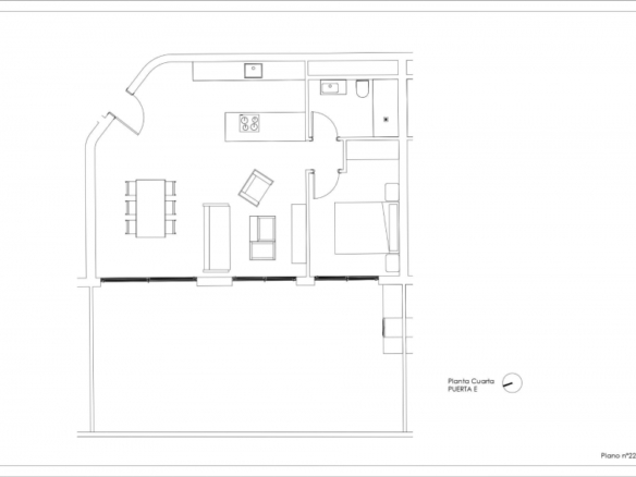 Ático de nueva construcción de 1 dormitorio a la venta a pocos pasos de la playa en Calpe.