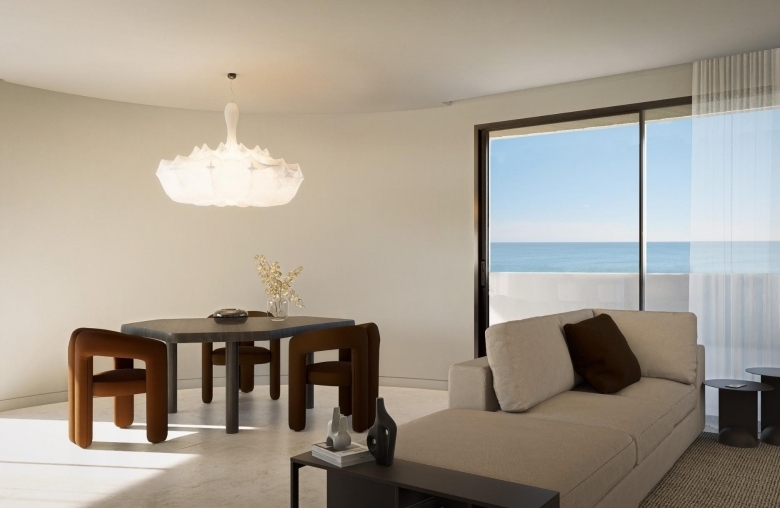 Ático de nueva construcción de 1 dormitorio a la venta a pocos pasos de la playa en Calpe.