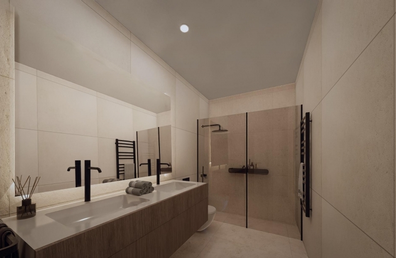Ático de nueva construcción de 1 dormitorio a la venta a pocos pasos de la playa en Calpe.