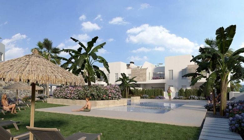 Bungalow en venta piscina y solárium Golf Resort Algorfa