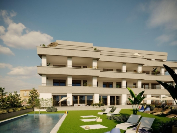 Apartamento nuevo de 2 dormitorios a la venta en Hondón de las Nieves