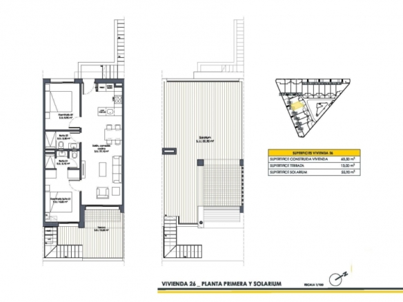 Bungalow en venta obra nueva con piscina San Fulgencio