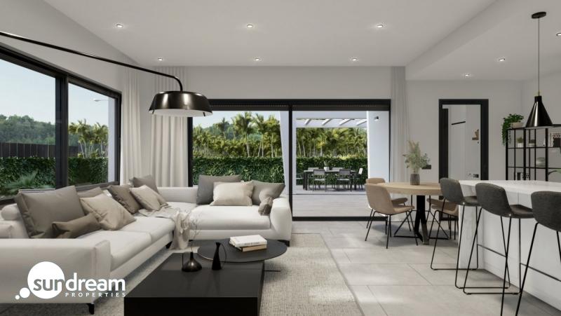 Villa en venta obra nueva con piscina en Orihuela Costa