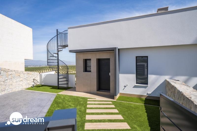 Villa obra nueva venta con piscina La Finca Golf Algorfa