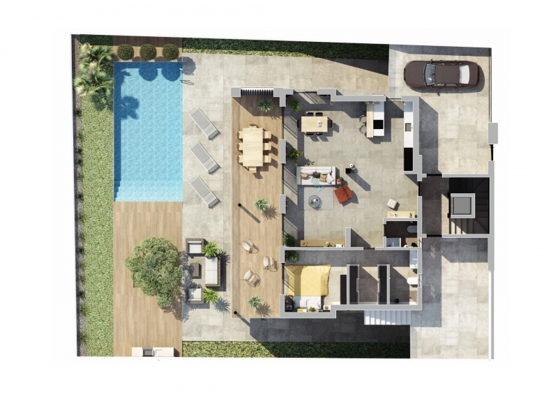 Villa obra nueva zona La Marquesa Ciudad Quesada