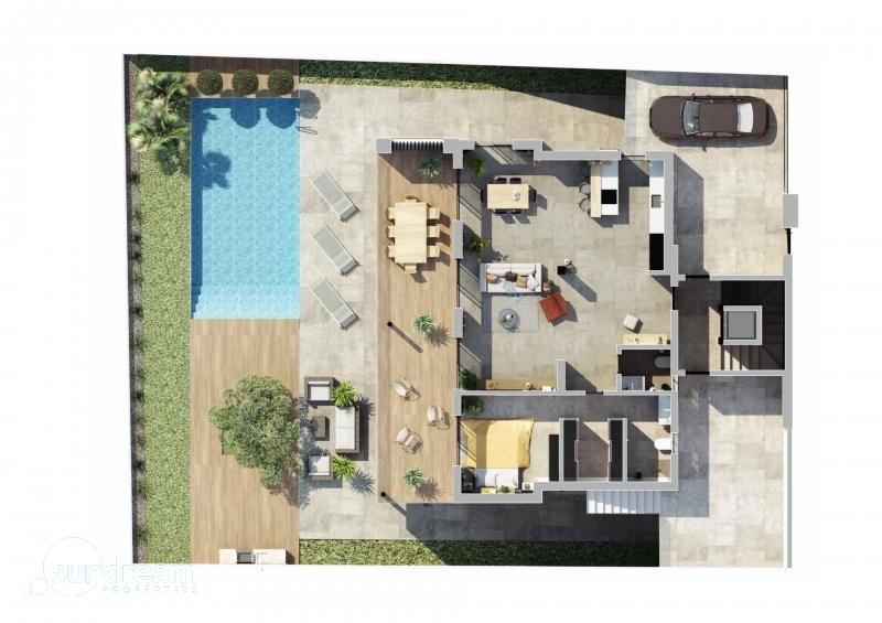 Villa obra nueva zona La Marquesa Ciudad Quesada