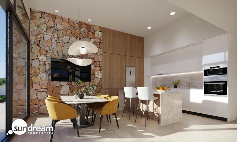 g_40730-9-3 Chalet en una planta con solarium y piscina privada en Golf Resort, Murcia