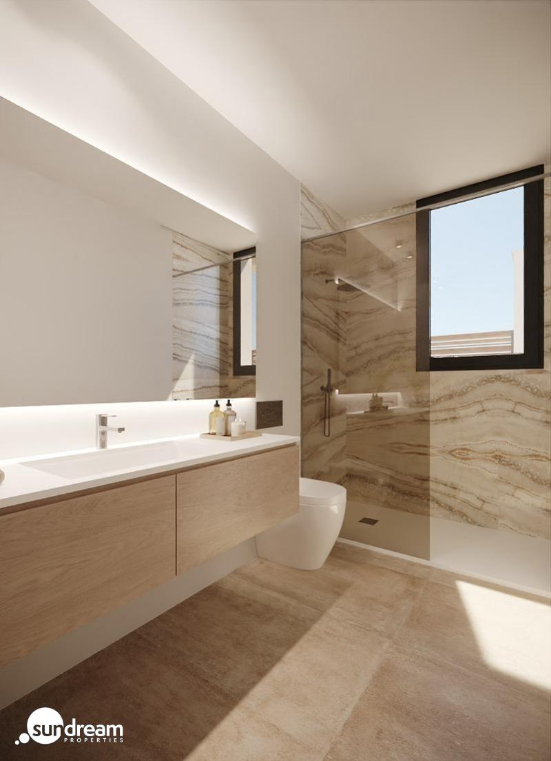 g_40730-9-8 Chalet en una planta con solarium y piscina privada en Golf Resort, Murcia