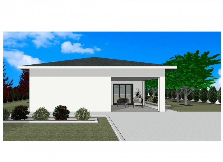 Villa en venta obra nueva con garaje y piscina en Pinós