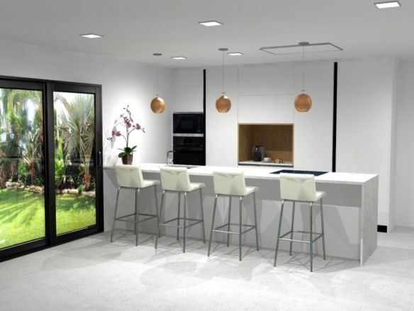Villa en venta obra nueva con garaje y piscina en Pinós