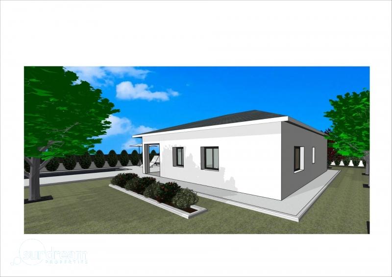Villa en venta obra nueva con garaje y piscina en Pinós
