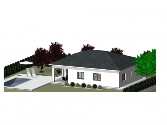 Villa en venta obra nueva con garaje y piscina en Pinós