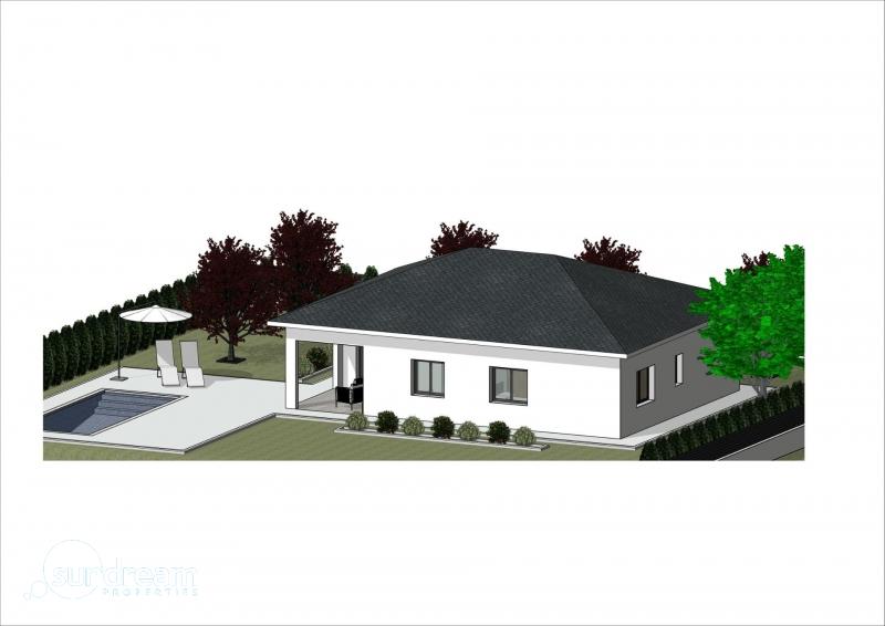 Villa en venta obra nueva con garaje y piscina en Pinós