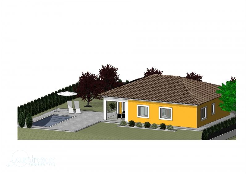 Villa en venta obra nueva con garaje y piscina en Pinós