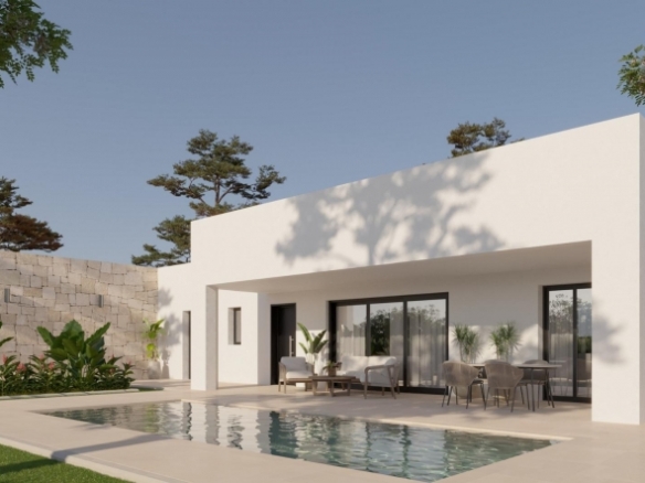 Villa obra nueva en venta 2 dormitorios  en El Pinoso