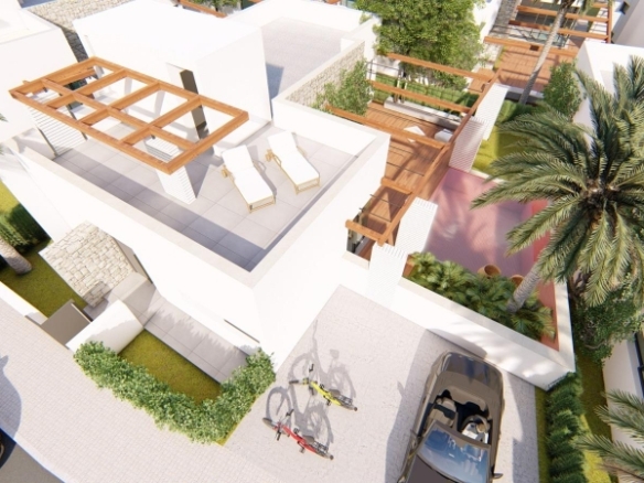 Chalet en venta obra nueva con piscina Torre Pacheco