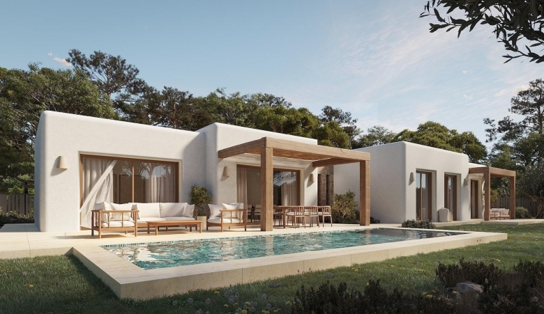 Villa en venta con piscina en Fustera Benissa Costa