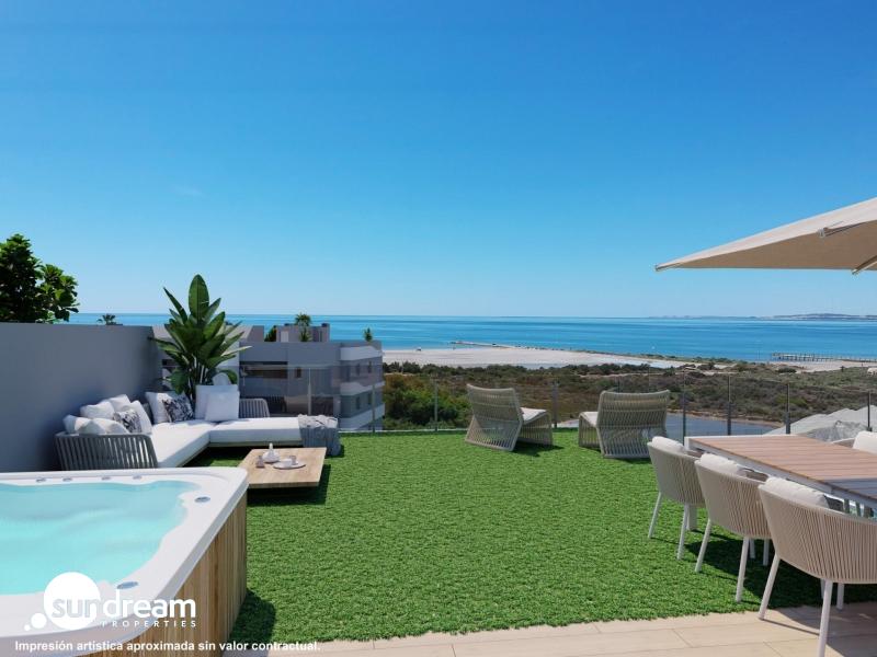 Ático en venta obra nueva con solárium en Santa Pola