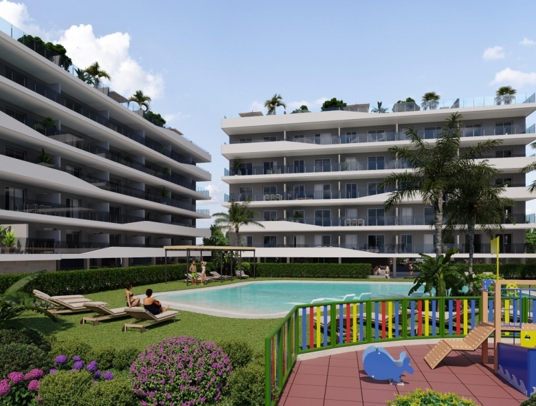 Ático en venta obra nueva con solárium en Santa Pola