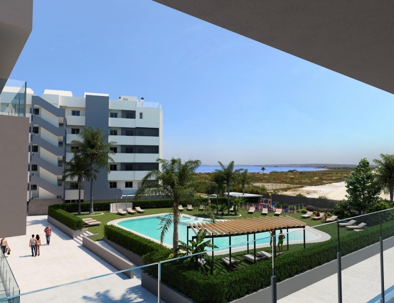 Ático en venta obra nueva con solárium en Santa Pola