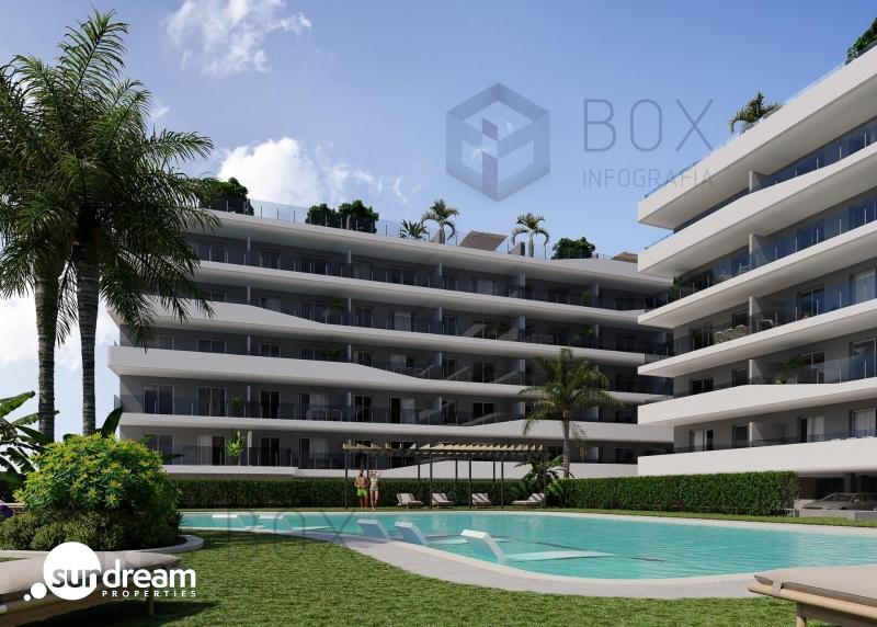 Ático en venta obra nueva con solárium en Santa Pola