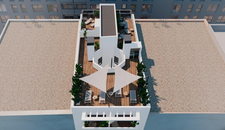 Ático en venta obra nueva en Playa del Cura Torrevieja