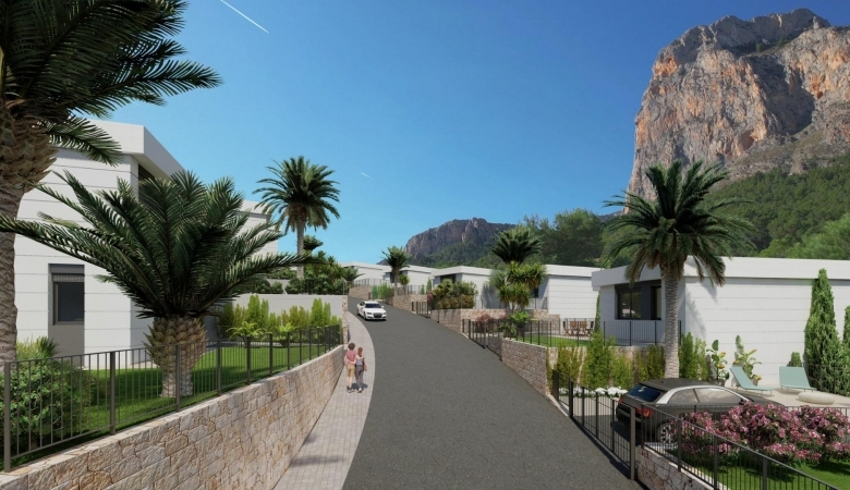 Chalet en venta obra nueva 4 habitaciones en Polop