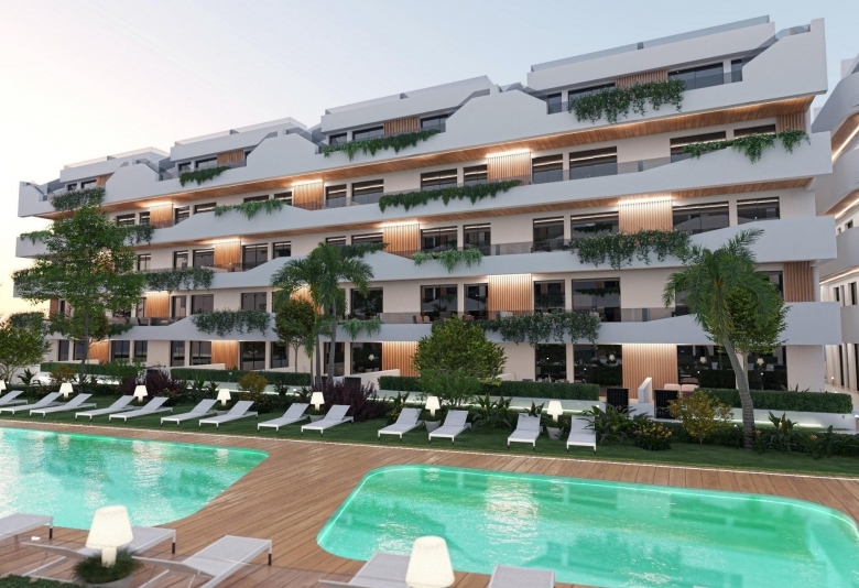 Atico en venta obra nueva en Santiago de la Ribera