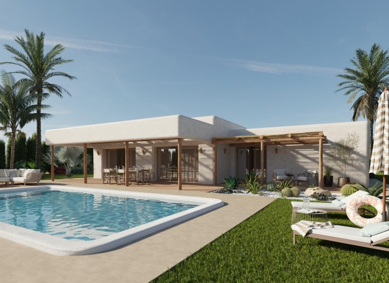 Viila en venta obra nueva 2 dormitorios en Pinoso