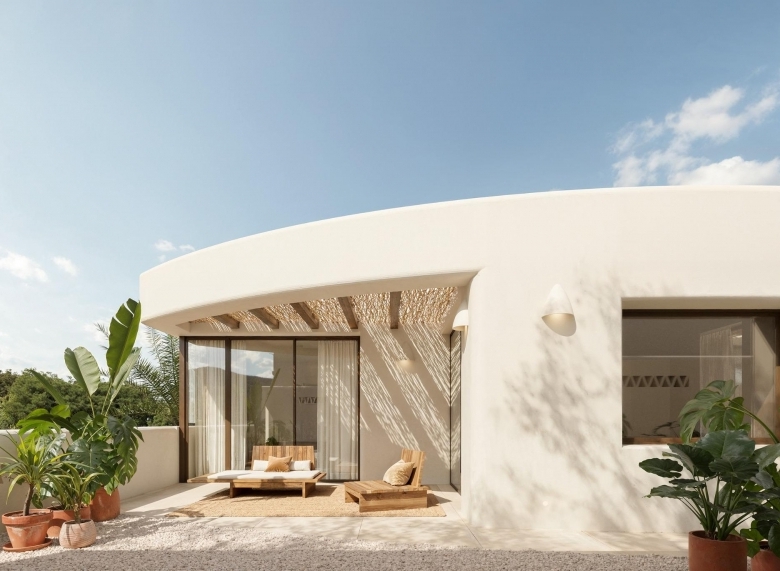 Villa nueva en venta con piscina La Finca Golf Algorfa