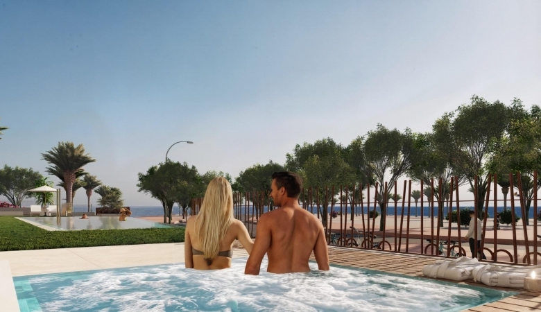 Apartamento de lujo de 2 dormitorios con vistas panorámicas al mar en Villajoyosa