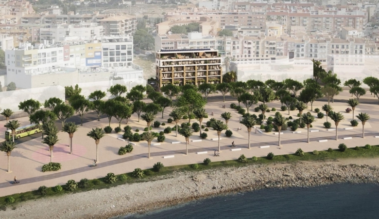 Apartamento de lujo de 2 dormitorios con vistas panorámicas al mar en Villajoyosa